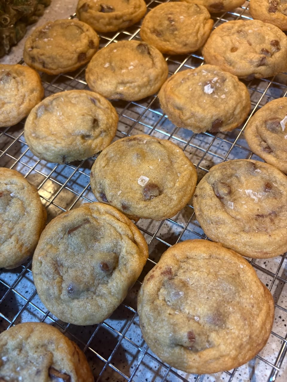 Chunky but funky chocolate chip cookies